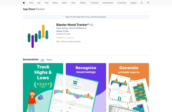 Bipolar Mood Tracker°