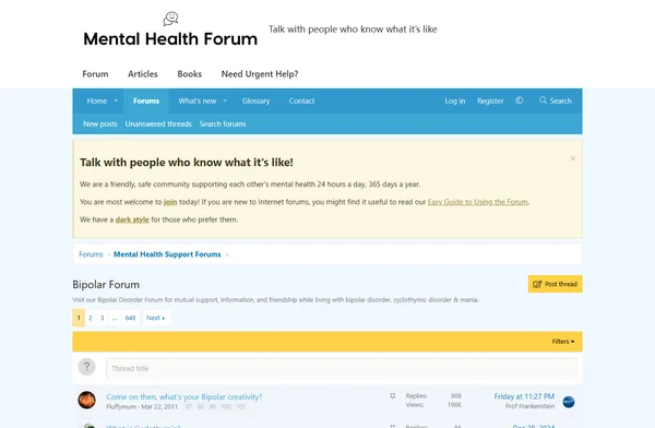 Mental Health Forum - Bipolar