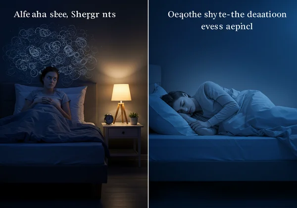 Seseorang yang bergelut dengan insomnia dan hipersomnia, corak tidur