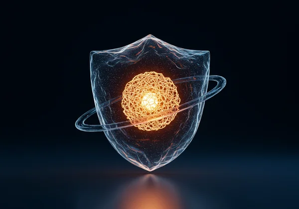 A person sitting at a desk, thoughtfully filling out a self-assessment form on a tablet.